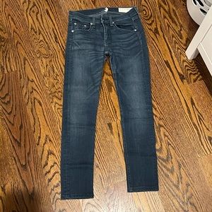 Rag and Bone low rise skinny jeans